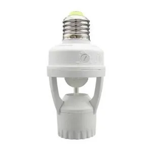 Socket Para Bombillo Con Sensor De Movimiento