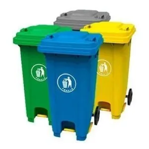 Estación-de-Reciclaje-4-basureros-con-ruedas-240L