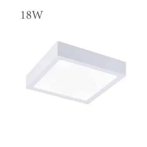 Lámpara LED cuadrada superficial 18W