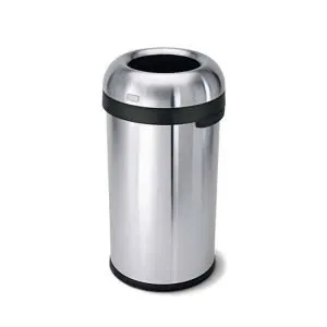 Cesto Acero Inoxidable Redondo Abierto 60 Litros