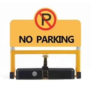 guarda parking automatico amarillo