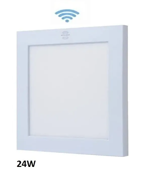 panel led cuadrado con sensor de movimeinto tipo micronda