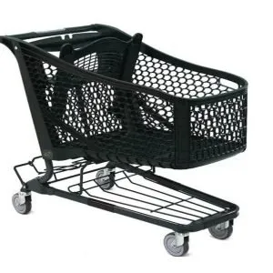 canasta plastica supermercado negra