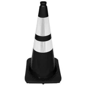 cono negro doble cintas de 92cm