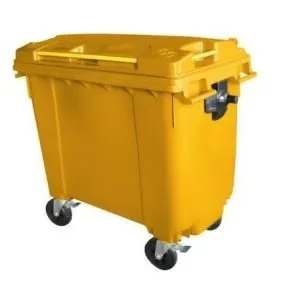 Contenedor amarillo de 660 litros