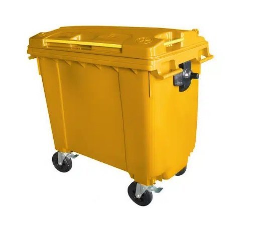 Contenedor amarillo de 660 litros